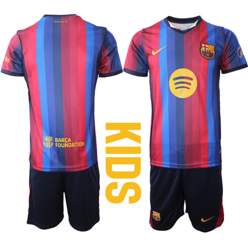 Youth Barcelona home  2026 World Cup jerseys